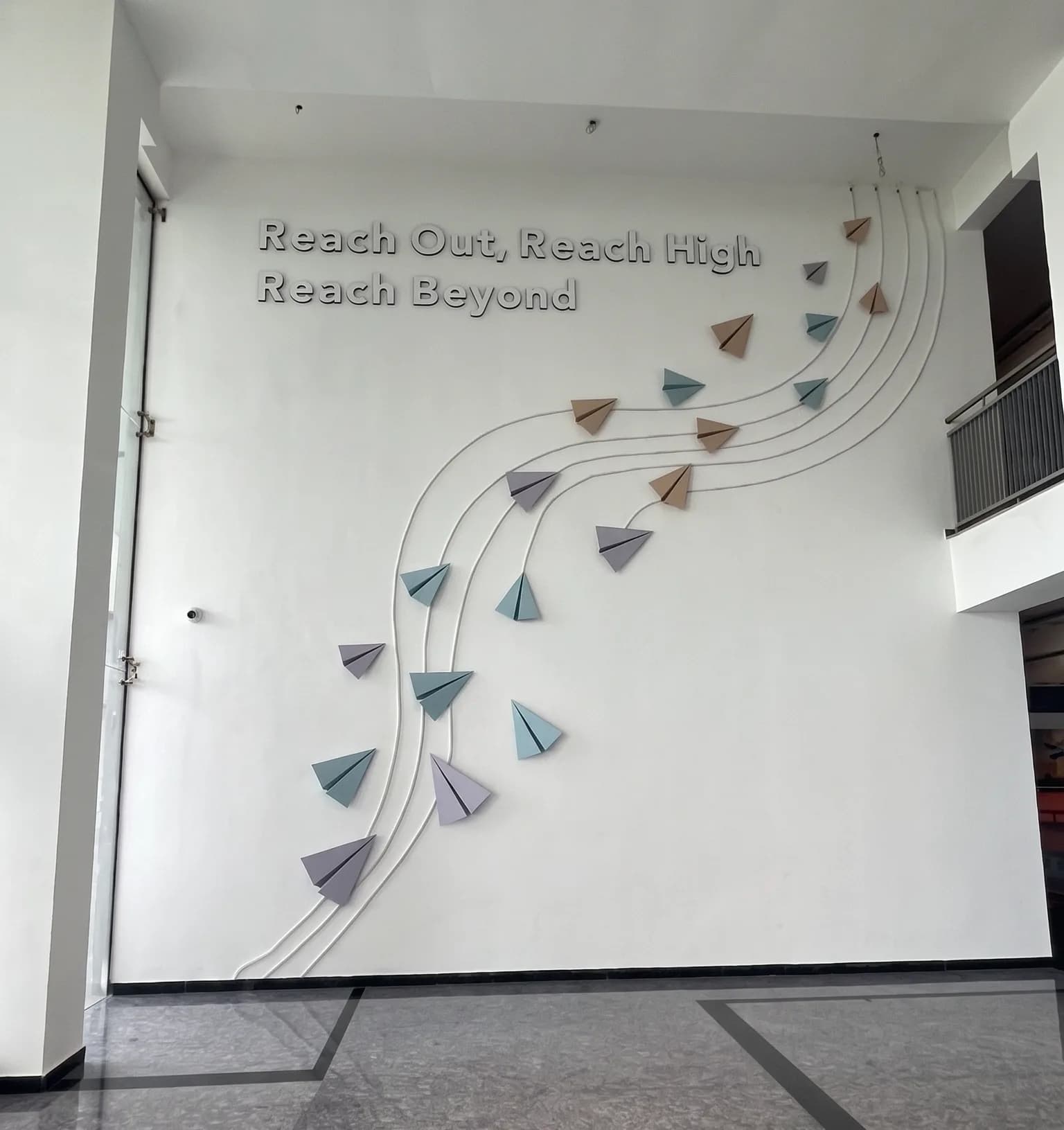 Casino-themed printed corridor feature-wall mural