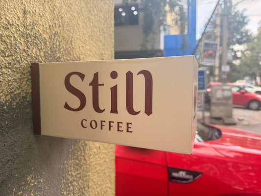 Still Coffee: A Warm, Intentional Signage System Designed for a Slow, Mindful Café Experience