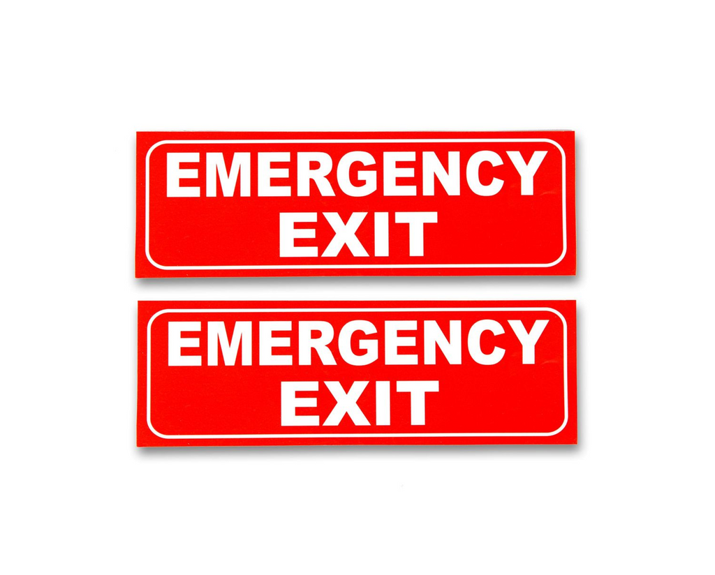 Emergency Exit Sign