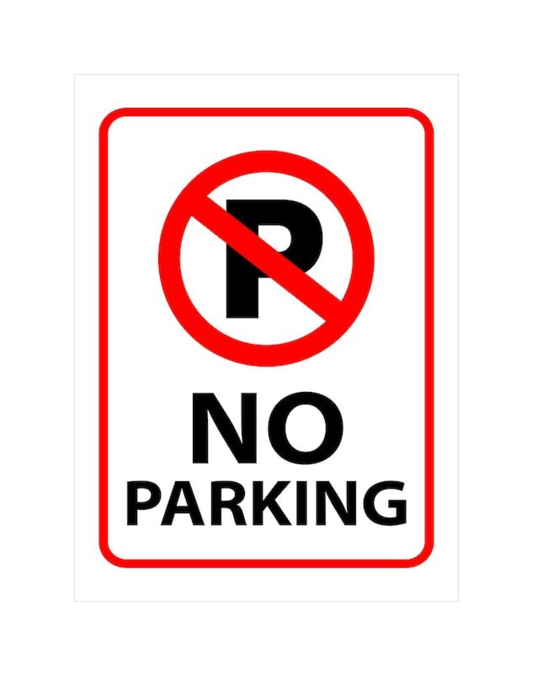 No Parking Sign