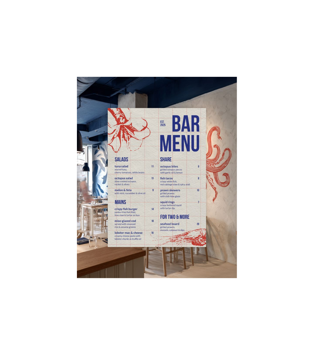 Menu Cards