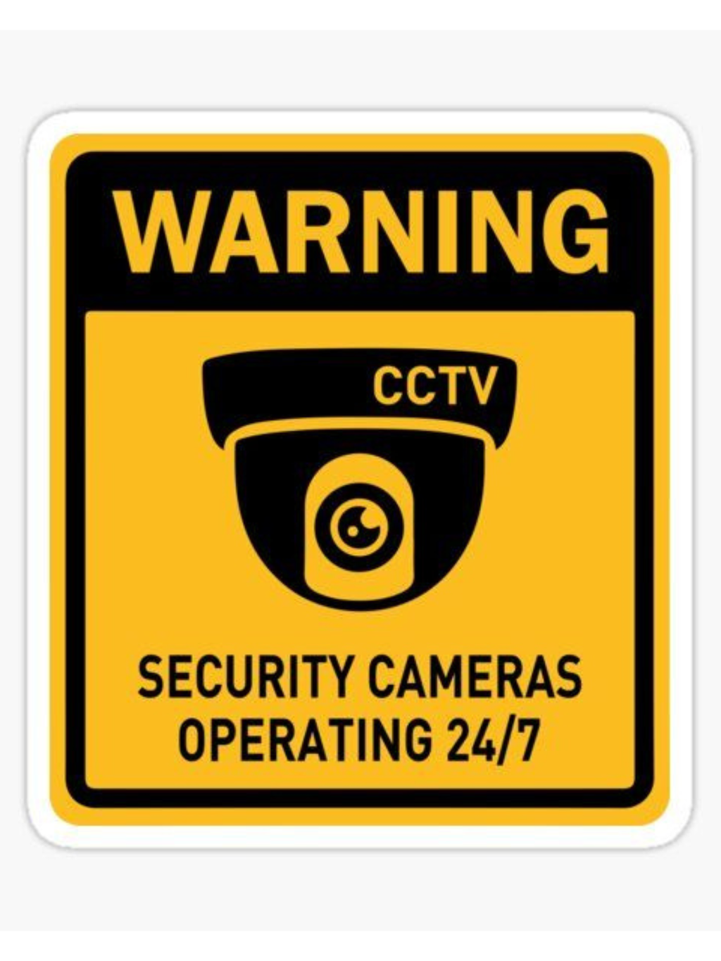 CCTV Warning Sign