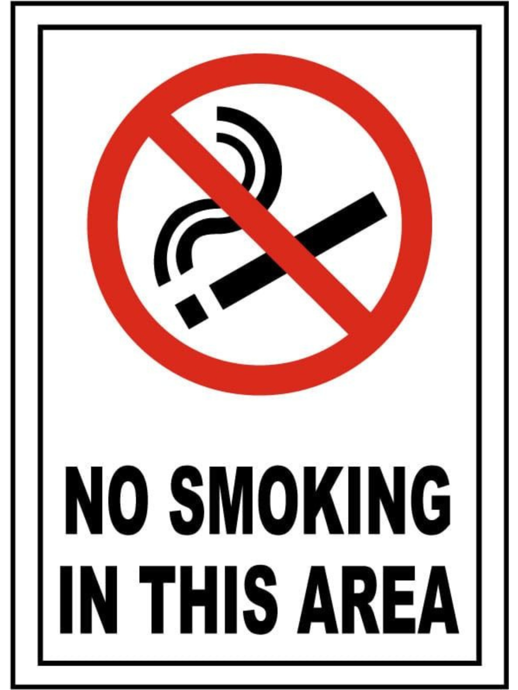 No Smoking Sign