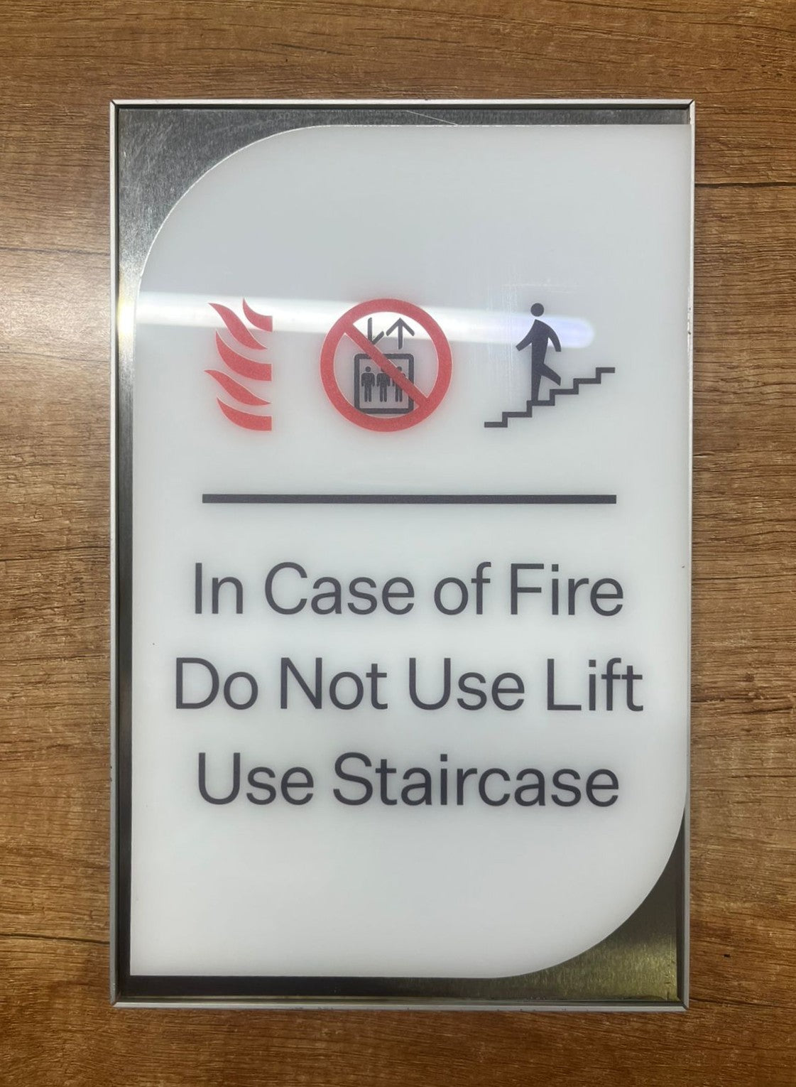 Fire Emergency Evacuation Sign