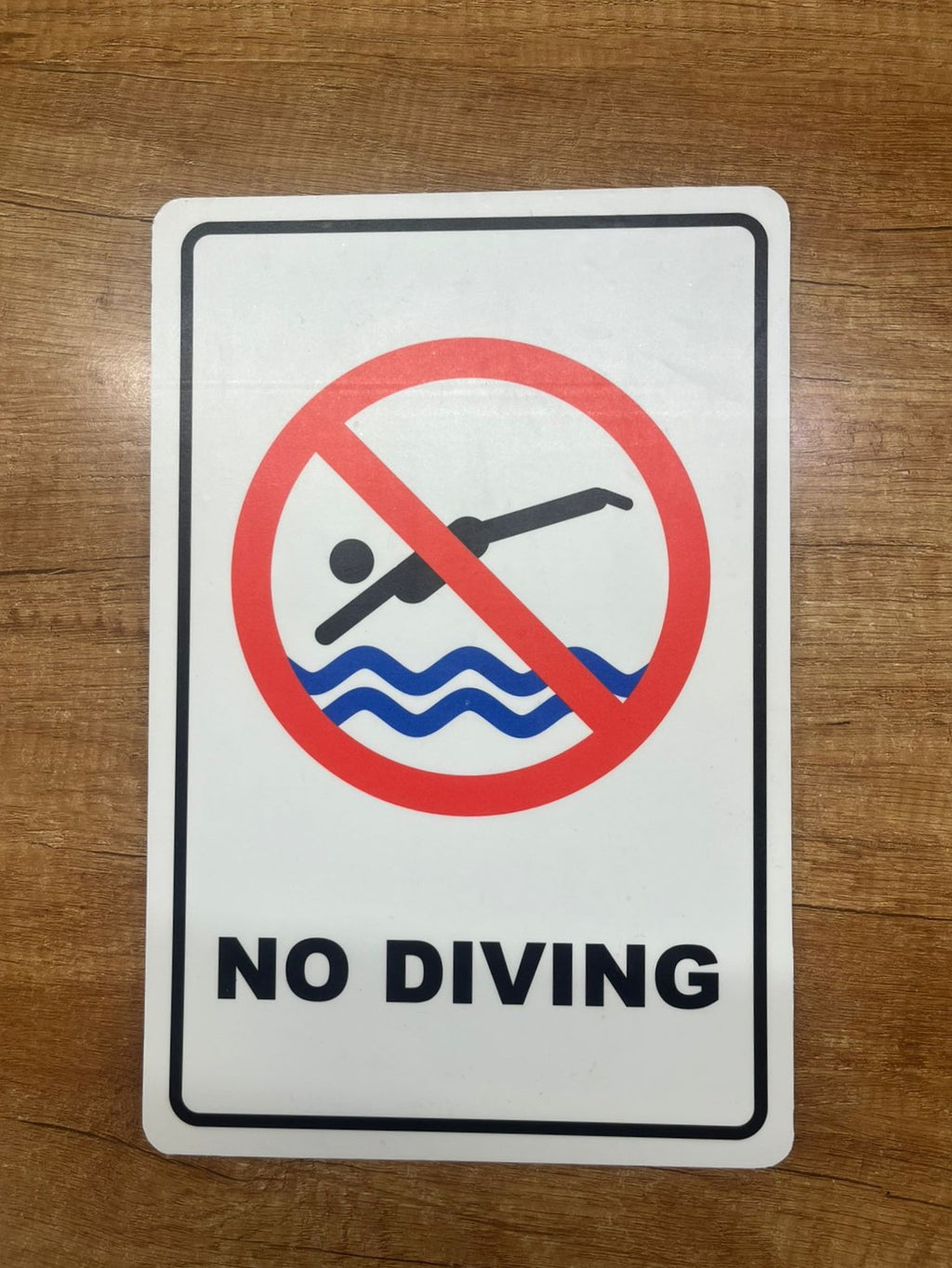 No Diving