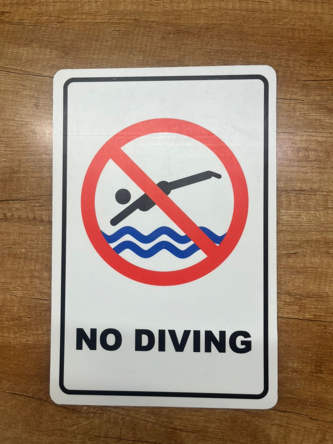 No Diving