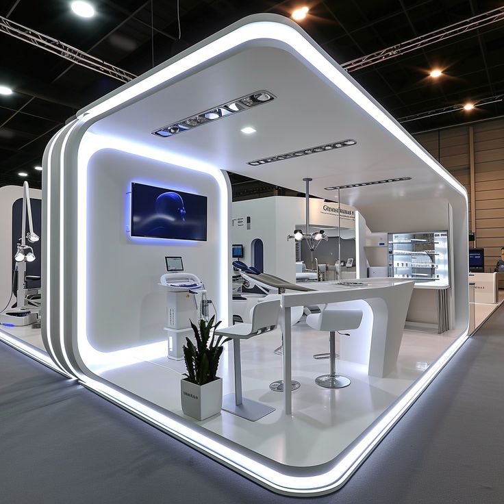 Exhibition booth branding