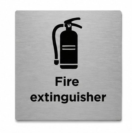 Fire extinguisher sign